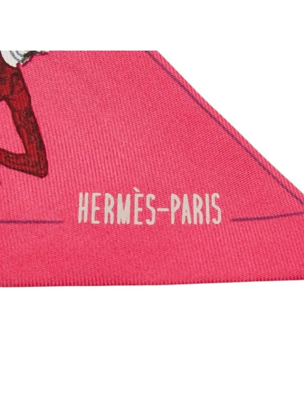 ★SOLD★ Hermes Couvertures Et Tenues de Jour Horsewear Scarf Pink Silk - Picture 3 of 4